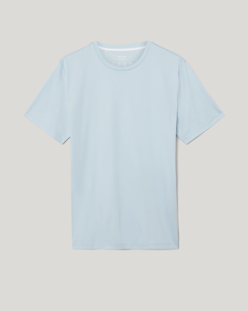Slim Travel Tee, Light Blue, hi-res